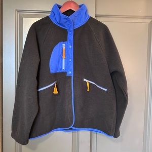🦋Te Verde Women’s black fleece jacket size-XL